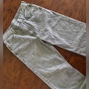 River Island Gray Straight Leg Jeans